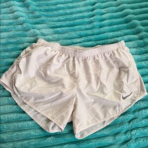 Nike Women's Cream Athletic Shorts
